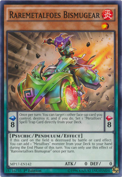 Raremetalfoes Bismugear, 2017 Mega-Tin Mega Pack · MP17-EN142