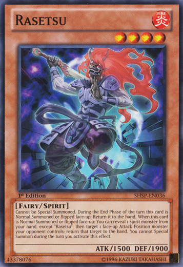 Rasetsu, Shadow Specters Sneak Peek Participation Card · SHSP-EN036