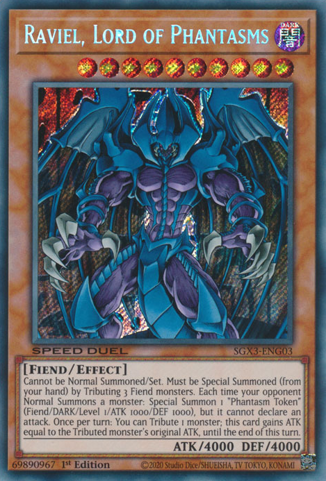 Raviel, Lord of Phantasms, Speed Duel GX: Duelists of Shadows · SGX3-ENG03