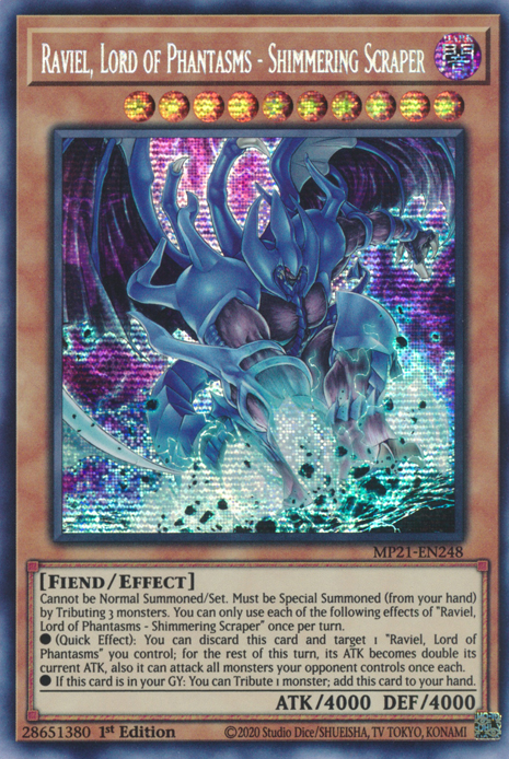 Raviel, Lord of Phantasms - Shimmering Scraper, 2021 Tin of Ancient Battles · MP21-EN248