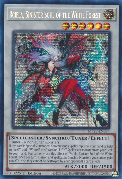Rciela, Sinister Soul of the White Forest, 2025 Mega-Pack Tin · MP25-EN087