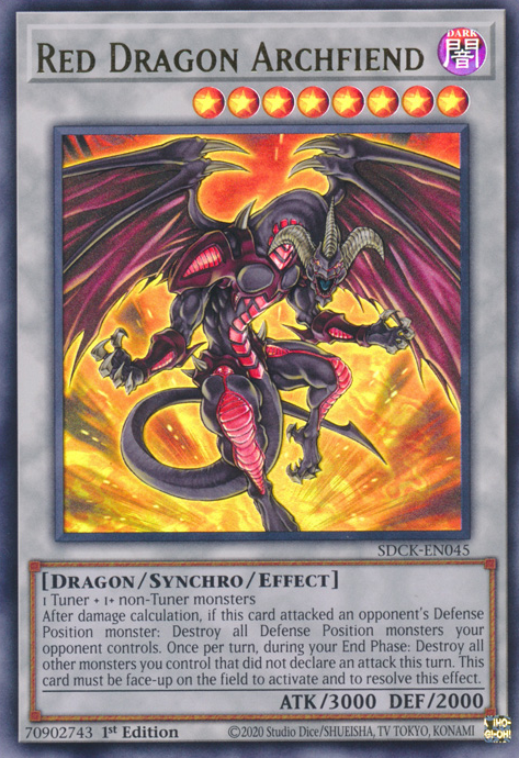 Red Dragon Archfiend, Structure Deck: The Crimson King · SDCK-EN045