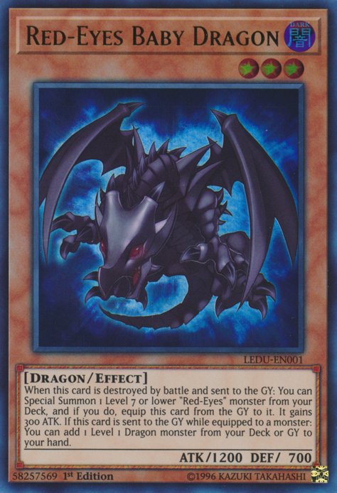 Red-Eyes Baby Dragon, Legendary Duelists · LEDU-EN001