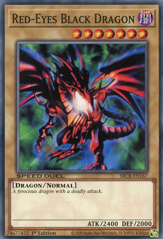 Red-Eyes Black Dragon, Speed Duel: Battle City Box · SBCB-EN167