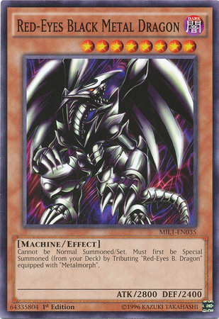 Red-Eyes Black Metal Dragon, Millennium Pack · MIL1-EN035