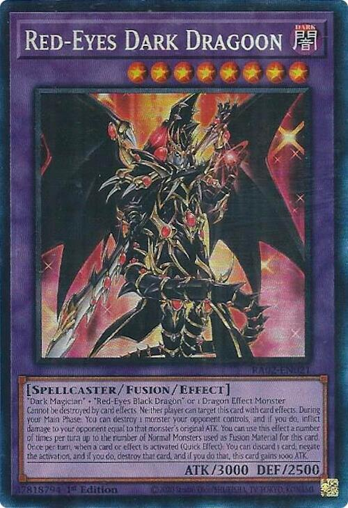 Red-Eyes Dark Dragoon, 25th Anniversary Rarity Collection II · RA02-EN021