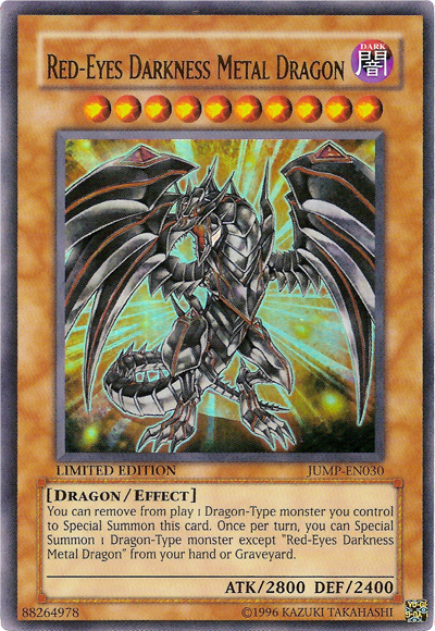 Red-Eyes Darkness Metal Dragon, Shonen Jump May 2006 subscription bonus · JUMP-EN030