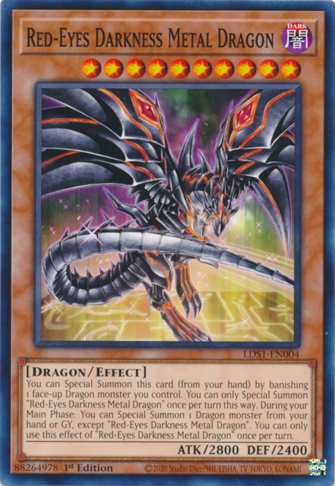 Red-Eyes Darkness Metal Dragon, Legendary Duelists: Season 1 · LDS1-EN004