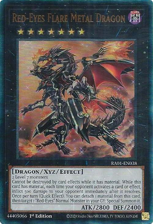Red-Eyes Flare Metal Dragon, 25th Anniversary Rarity Collection · RA01-EN038
