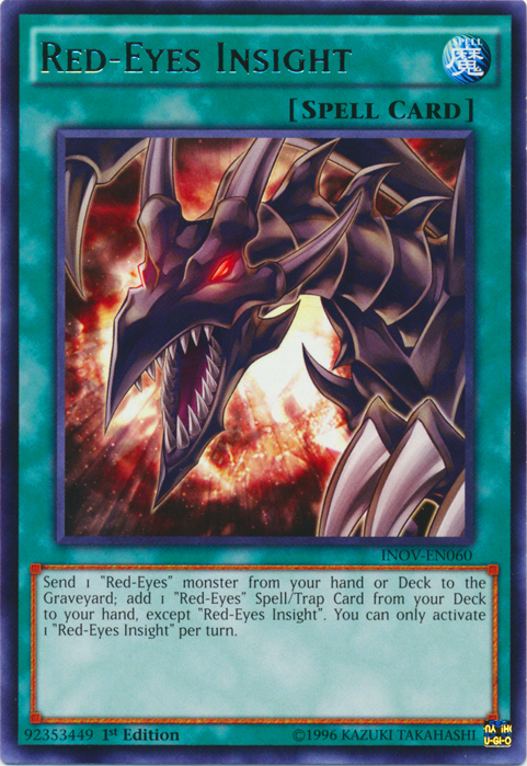 Red-Eyes Insight, Invasion: Vengeance Sneak Peek Participation Card · INOV-EN060