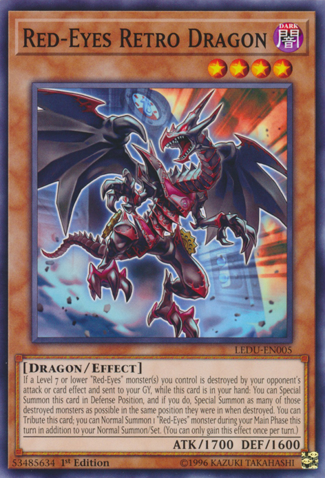 Red-Eyes Retro Dragon, Legendary Duelists · LEDU-EN005