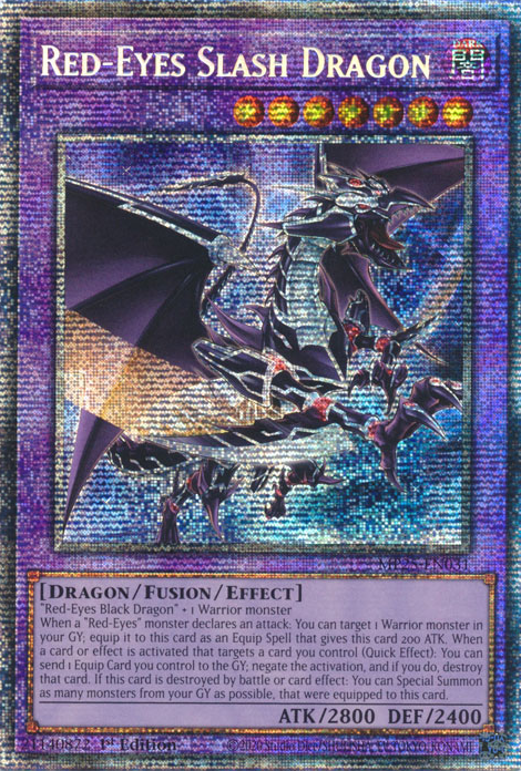 Red-Eyes Slash Dragon, 2025 Mega-Pack Tin · MP25-EN031