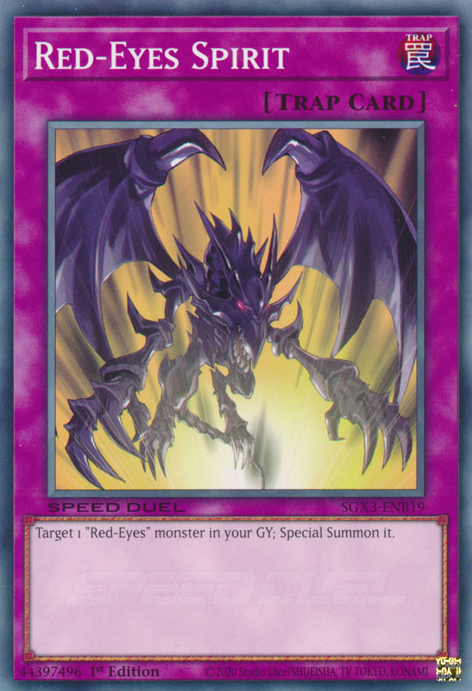Red-Eyes Spirit, Speed Duel GX: Duelists of Shadows · SGX3-ENB19