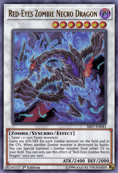 Red-Eyes Zombie Necro Dragon, Structure Deck: Zombie Horde · SR07-EN041