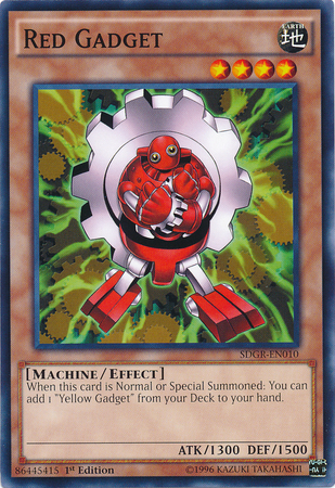 Red Gadget, Geargia Rampage Structure Deck · SDGR-EN010
