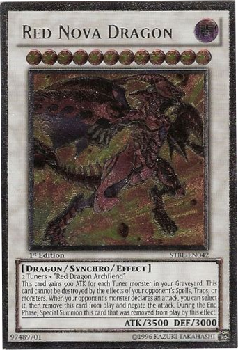 Red Nova Dragon, Starstrike Blast Sneak Peek Participation Card · STBL-EN042