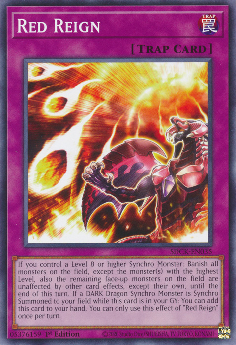 Red Reign, Structure Deck: The Crimson King · SDCK-EN035