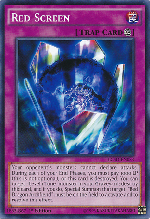 Red Screen, Legendary Collection 5D's Mega Pack · LC5D-EN083