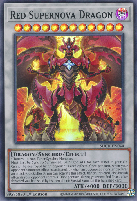 Red Supernova Dragon, Structure Deck: The Crimson King · SDCK-EN044
