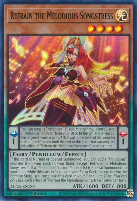 Refrain the Melodious Songstress, 2025 Mega-Pack Tin · MP25-EN180
