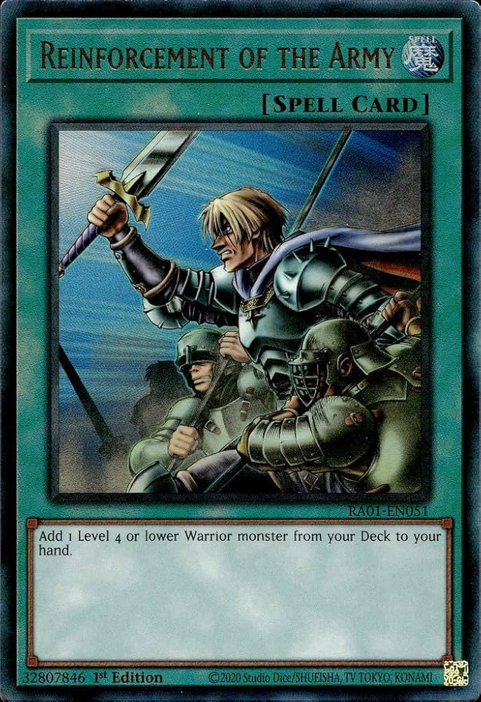Reinforcement of the Army, 25th Anniversary Rarity Collection · RA01-EN051