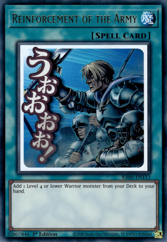 Reinforcement of the Army, Rarity Collection 5 · RA05-EN113