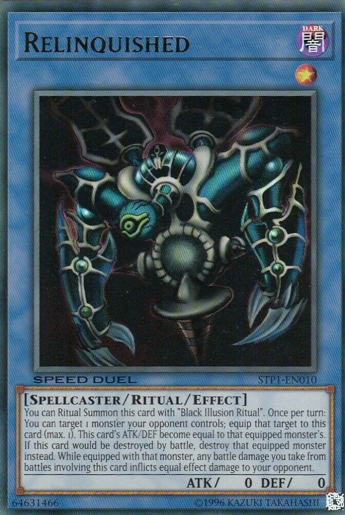 Relinquished, Speed Duel Tournament Pack 1 · STP1-EN010
