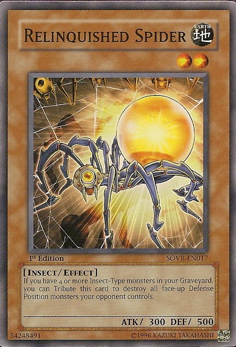 Relinquished Spider, Stardust Overdrive Sneak Peek Participation Card · SOVR-EN017
