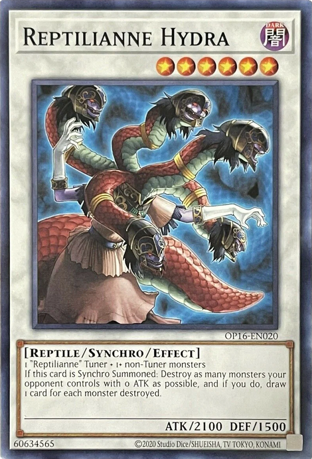 Reptilianne Hydra, OTS Tournament Pack 16 · OP16-EN020