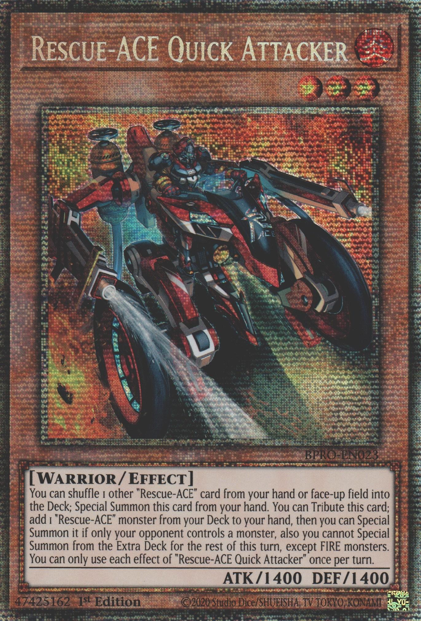 Rescue-ACE Quick Attacker, Burst Protocol · BPRO-EN023