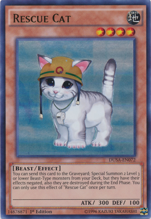 Rescue Cat, Duelist Saga · DUSA-EN072