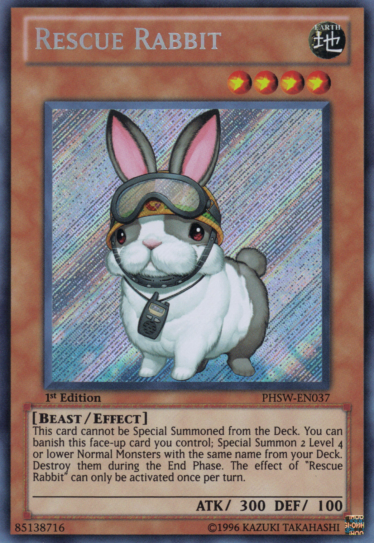 Rescue Rabbit, Photon Shockwave Sneak Peek Participation Card · PHSW-EN037