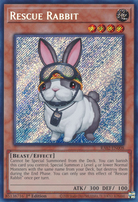 Rescue Rabbit, 25th Anniversary Rarity Collection II · RA02-EN008