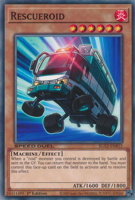 Rescueroid, Speed Duel GX: Midterm Paradox · SGX2-ENB12