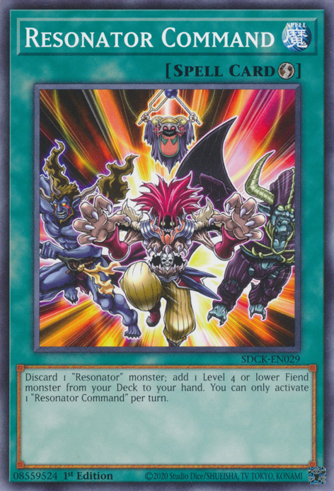 Resonator Command, Structure Deck: The Crimson King · SDCK-EN029