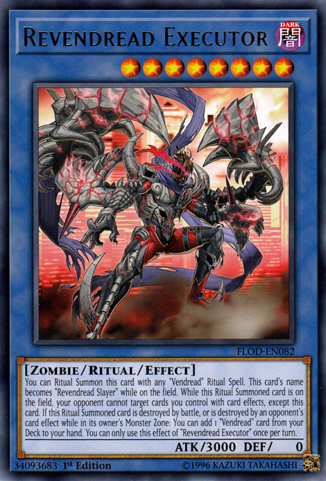Revendread Executor, Flames of Destruction Sneak Peek Participation Card · FLOD-EN082