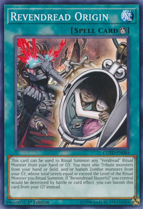 Revendread Origin, Code of the Duelist Sneak Peek Participation Card · COTD-EN084