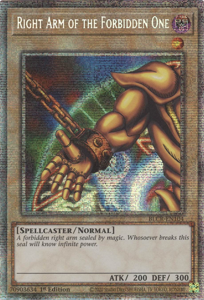 Right Arm of the Forbidden One, Battles of Legend: Crystal Revenge · BLCR-EN104