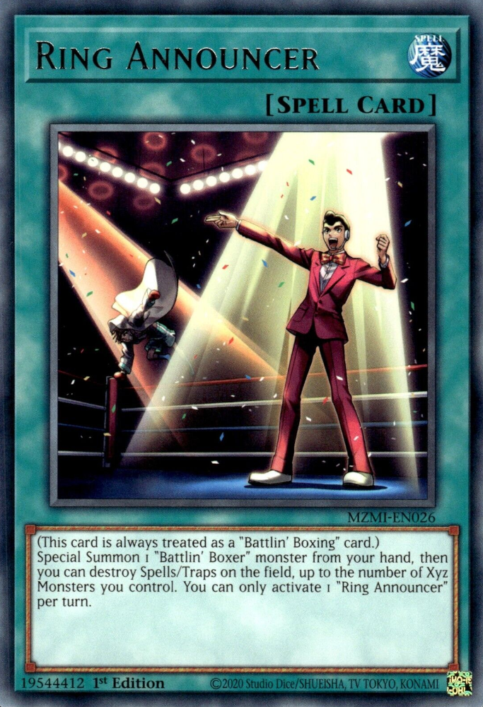 Ring Announcer, Maze of Millennia · MZMI-EN026