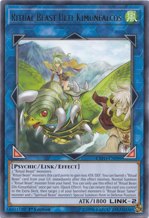 Ritual Beast Ulti-Kimunfalcos, Extreme Force Sneak Peek Participation Card · EXFO-EN096