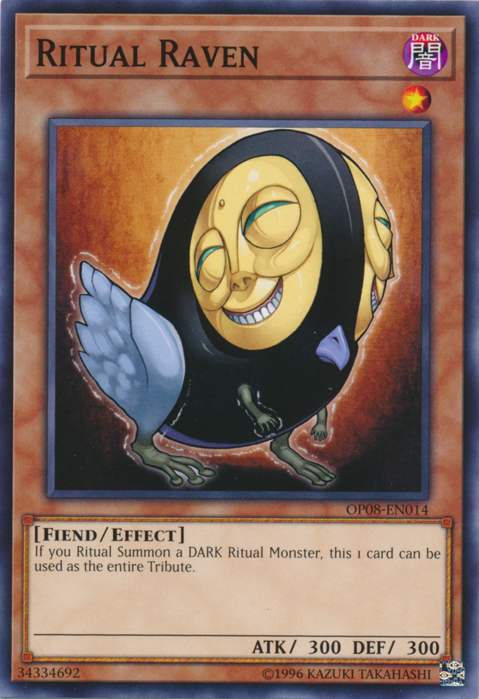 Ritual Raven, OTS Tournament Pack 8 · OP08-EN014