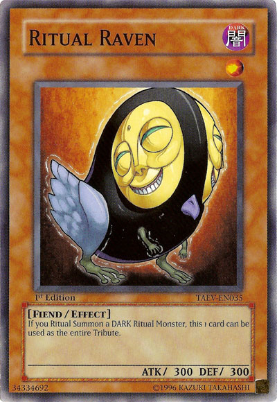 Ritual Raven, Tactical Evolution Sneak Peek Participation Card · TAEV-EN035