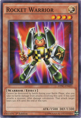 Rocket Warrior, Duelist Pack: Battle City · DPBC-EN023