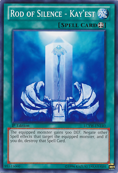 Rod of Silence - Kay'est, Legendary Collection 3: Yugi's World Mega Pack · LCYW-EN140