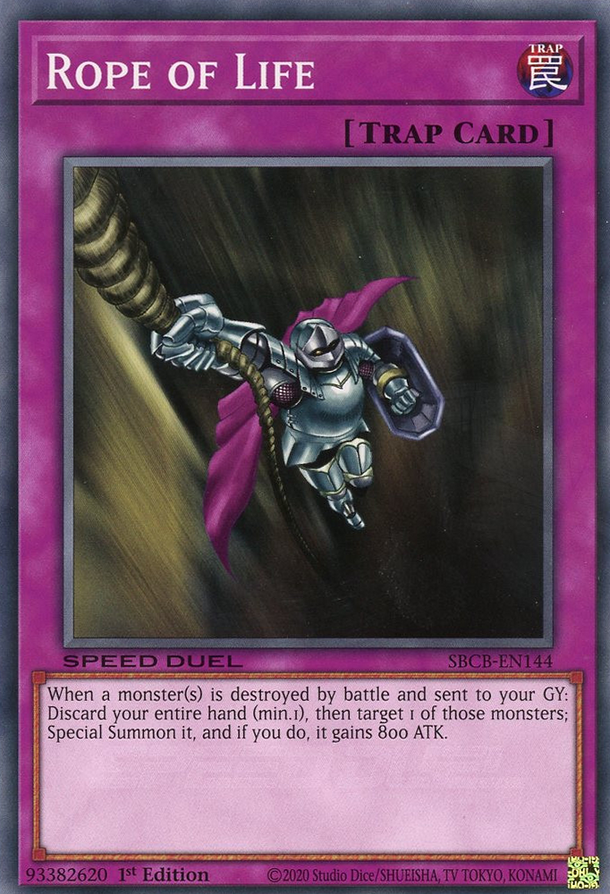 Rope of Life, Speed Duel: Battle City Box · SBCB-EN144