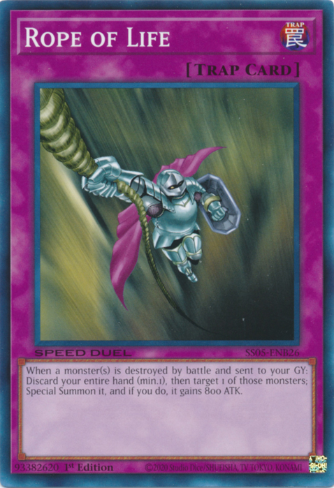 Rope of Life, Speed Duel Starter Decks: Twisted Nightmares · SS05-ENB26