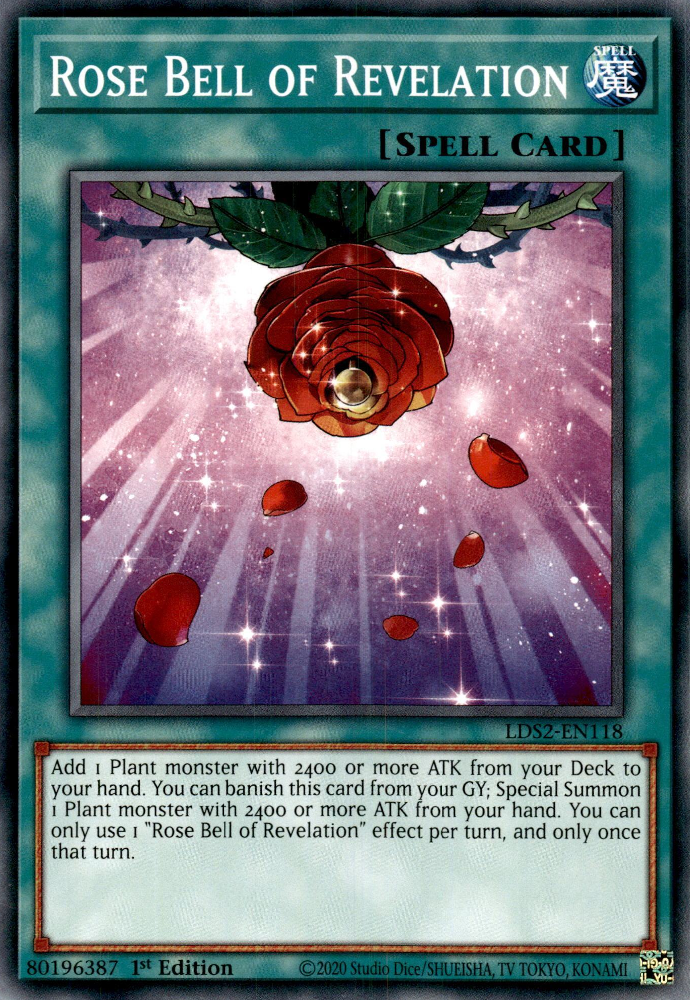 Rose Bell of Revelation, Legendary Duelists: Season 2 · LDS2-EN118