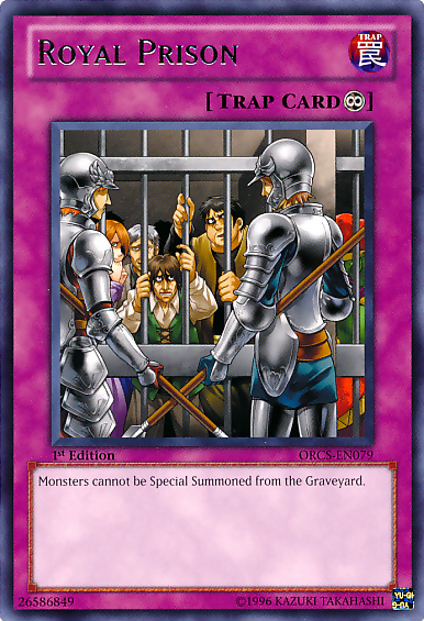 Royal Prison, Order of Chaos Sneak Peek Participation Card · ORCS-EN079
