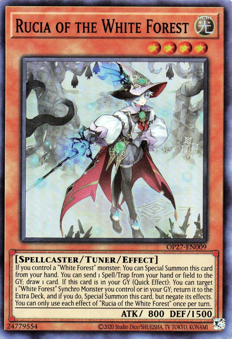 Rucia of the White Forest, OTS Tournament Pack 27 · OP27-EN009