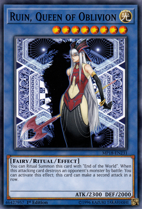 Ruin, Queen of Oblivion, 2018 Mega-Tin Mega Pack · MP18-EN231